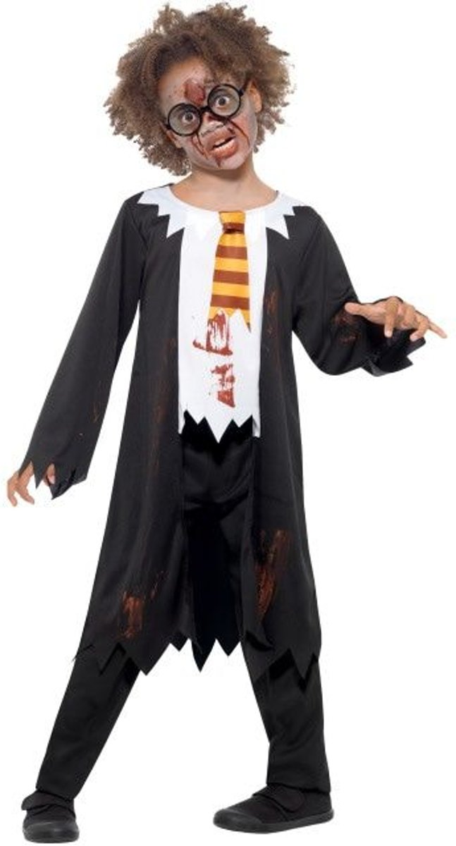 Zombie Kostuum | Zombie Student Horror School Kostuum | Medium | Halloween | Verkleedkleding